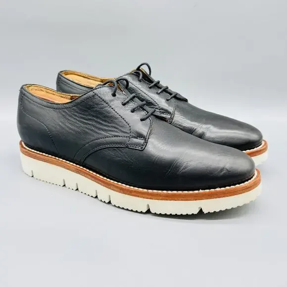 Ariat Shoes Mens 8.5 Black Leather Two24 Oxford Vibram Sole Casual Sneakers